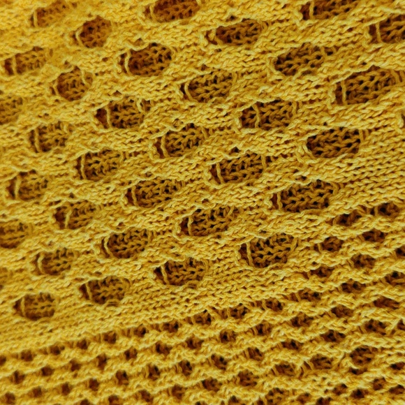 H&M Cotton Open Knitted Orange Dress Medium #907 - Picture 8 of 9